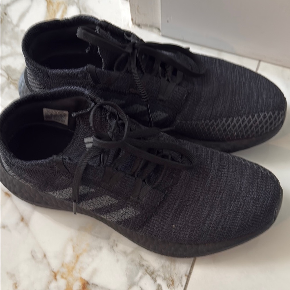 Men's Adidas Boost Black Athletic Shoes Like New